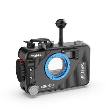 Weefine WFH TG6 Pro Camera Housing Olympus TG6 Underwater Camera Case Waterproof 80M/263FT Scuba Diving Underwater Photography
